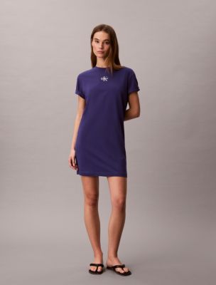Monologo Mini T-Shirt Dress, Steel Beams
