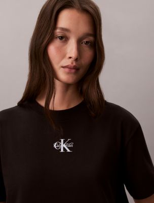 Женские платья Calvin Klein Monologo Mini T-Shirt Dress — фото 4