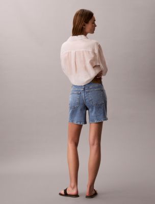 Женские шорты Calvin Klein Denim A-Line Shorts — фото 6
