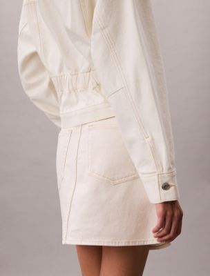 Женские куртки Calvin Klein Denim Cinched Trucker Jacket — фото 5