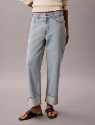 High Rise Straight Jeans - thumbnail 4