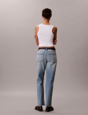 High Rise Straight Jeans - thumbnail 4