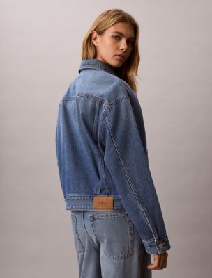 Женские куртки Calvin Klein Relaxed Denim Jacket — фото 4