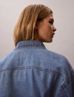 Женские куртки Calvin Klein Relaxed Denim Jacket — фото 5