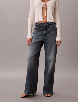 Ultra High Rise Wide Leg Jeans | Calvin Klein