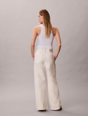 Женские джинсы Calvin Klein Denim Relaxed Cargo Pants — фото 5