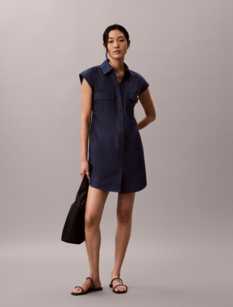 Женские платья Calvin Klein Utility Shirt Dress