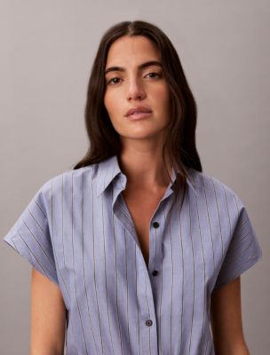 Женские комбинезоны Calvin Klein Yarn-Dyed Poplin Cotton Romper — фото 2