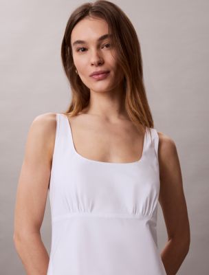 Женские платья Calvin Klein Cotton Poplin Sleeveless Midi Dress — фото 2