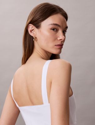 Женские платья Calvin Klein Cotton Poplin Sleeveless Midi Dress — фото 6