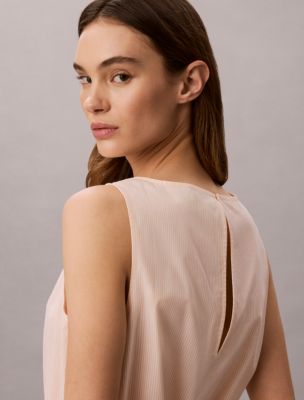 Женские блузки Calvin Klein Cotton Poplin Sleeveless Blouse — фото 5