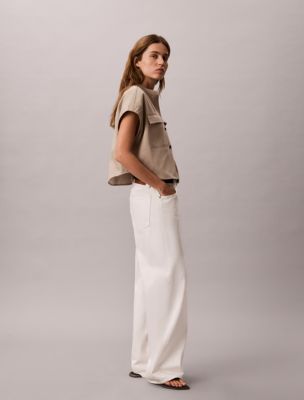 Женские блузки Calvin Klein Relaxed Pocket Blouse — фото 4