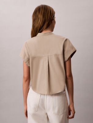 Женские блузки Calvin Klein Relaxed Pocket Blouse — фото 5