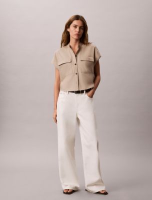 Женские блузки Calvin Klein Relaxed Pocket Blouse — фото 6