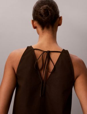 Женские топы Calvin Klein Linen Blend Sleeveless Top — фото 5