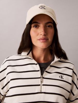 Женские топы Calvin Klein Striped Monogram Terry Cropped Top — фото 2