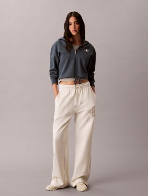 Женские худи Calvin Klein Monologo Terry Cropped — фото 2