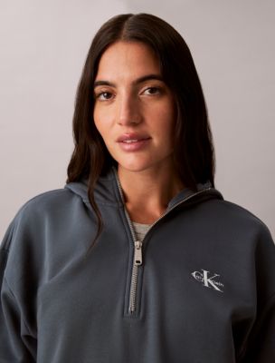 Женские худи Calvin Klein Monologo Terry Cropped — фото 3