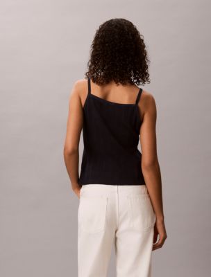 Женские топы Calvin Klein Crochet Button-Down Tank Top — фото 4