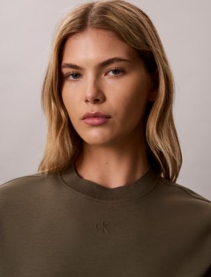 Женские платья Calvin Klein Monogram Mini Sweatshirt Dress — фото 6