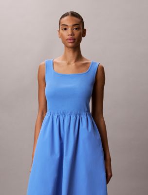 Gathered Midi Dress | Calvin Klein USA