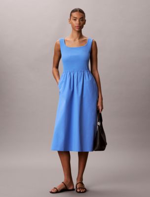 Gathered Midi Dress, Marina