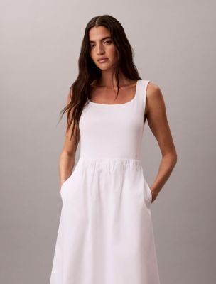 Gathered Midi Dress | Calvin Klein