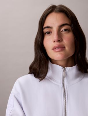 Женские худи Calvin Klein Logo Tape Full Zip Sweatshirt — фото 3