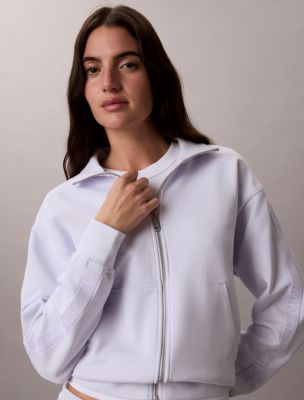 Женские худи Calvin Klein Logo Tape Full Zip Sweatshirt — фото 4