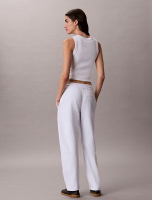 Женские брюки Calvin Klein Logo Tape Barrel Pants — фото 4
