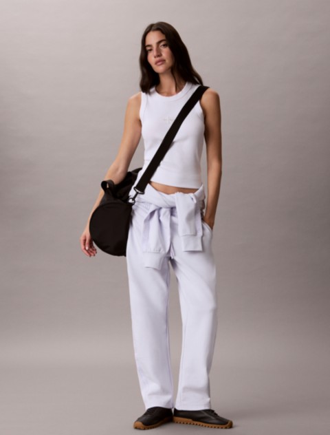 Женские брюки Calvin Klein Logo Tape Barrel Pants