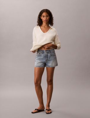 Женские свитеры Calvin Klein Textured Relaxed Polo Sweater — фото 6