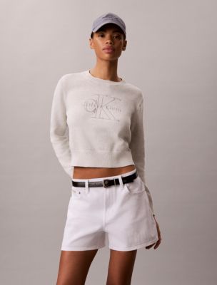 Monologo Outline Sweater, Light Grey Heather