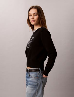 Женские свитеры Calvin Klein Monologo Outline Sweater — фото 4