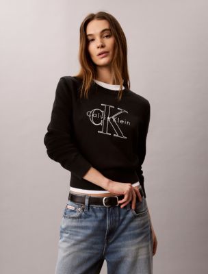 Monologo Outline Sweater, Black