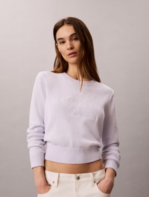 Monologo Outline Sweater, Lacey Lilac