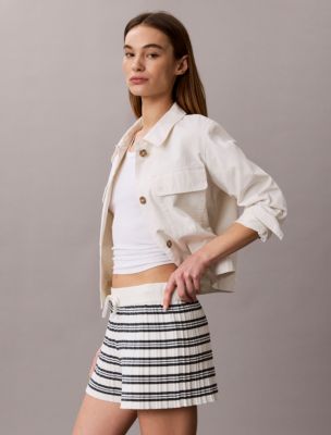 Женские шорты Calvin Klein Stripe Rib Pull-On Shorts — фото 4