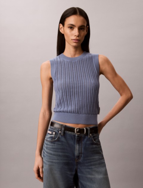 Женские свитеры Calvin Klein Open Stitch Sweater Tank