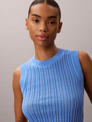Open Stitch Sweater Tank | Calvin Klein