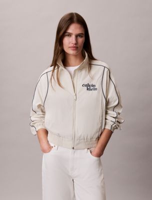 1989 Logo Graphic Lightweight Jacket, Chalk