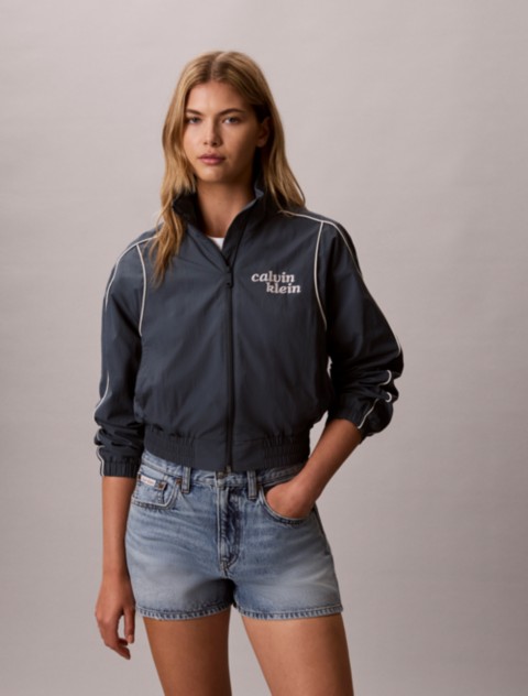 Женские куртки Calvin Klein 1989 Logo Graphic Lightweight Jacket