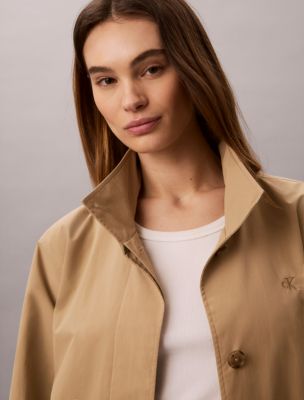 Женские куртки Calvin Klein Tech Long Trench Coat — фото 2