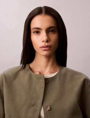 Женские куртки Calvin Klein Canvas Jacket — фото 2