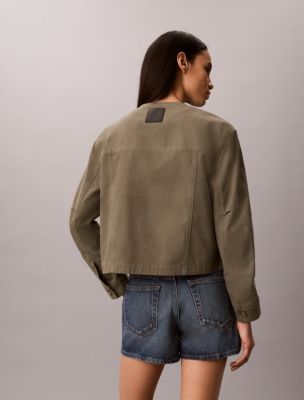 Женские куртки Calvin Klein Canvas Jacket — фото 3