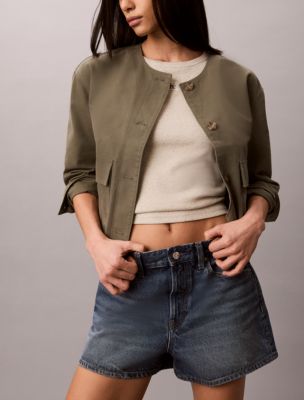 Женские куртки Calvin Klein Canvas Jacket — фото 4