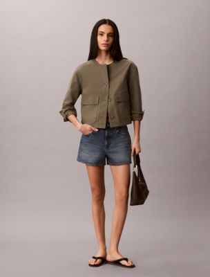 Женские куртки Calvin Klein Canvas Jacket — фото 6