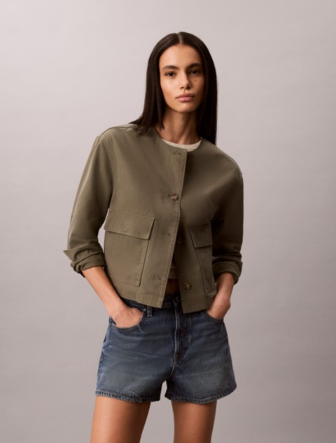Женские куртки Calvin Klein Canvas Jacket