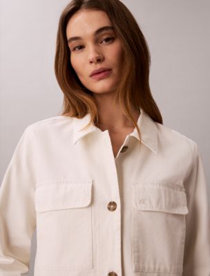 Женские куртки Calvin Klein Short Utility Jacket — фото 2