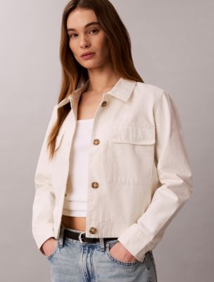 Женские куртки Calvin Klein Short Utility Jacket — фото 5