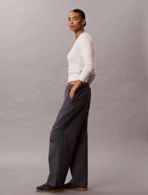 Женские брюки Calvin Klein Cotton Ripstop Pull-On Pants — фото 4